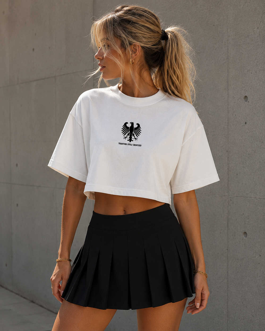Deutschland Tradition Stolz Identität Cropped Tee