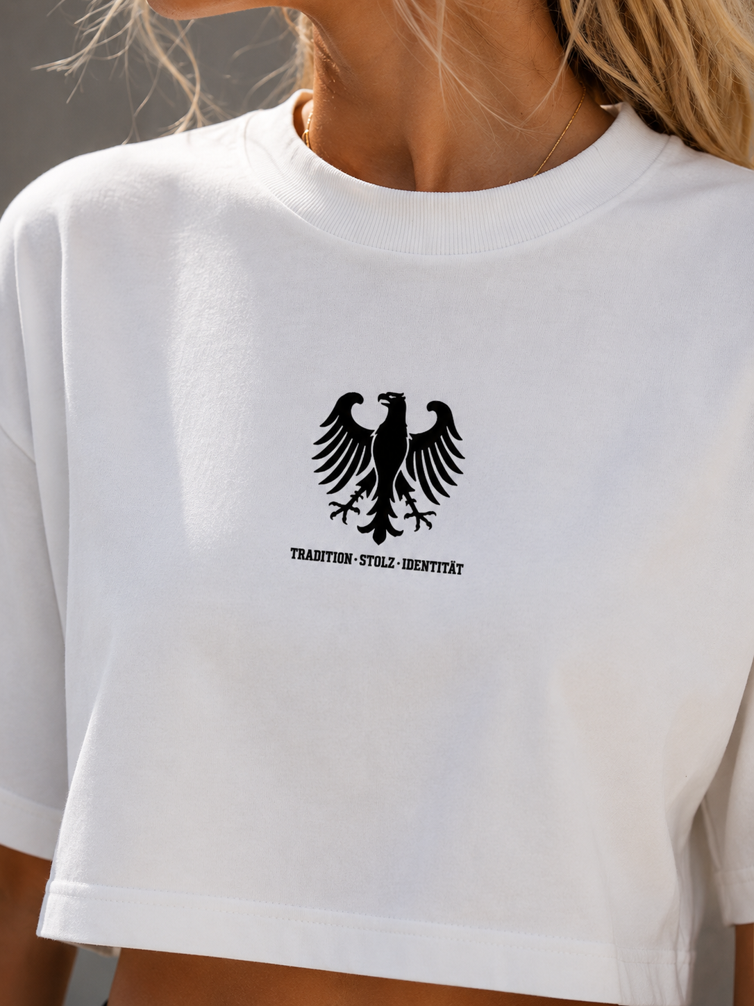 Deutschland Tradition Stolz Identität Cropped Tee