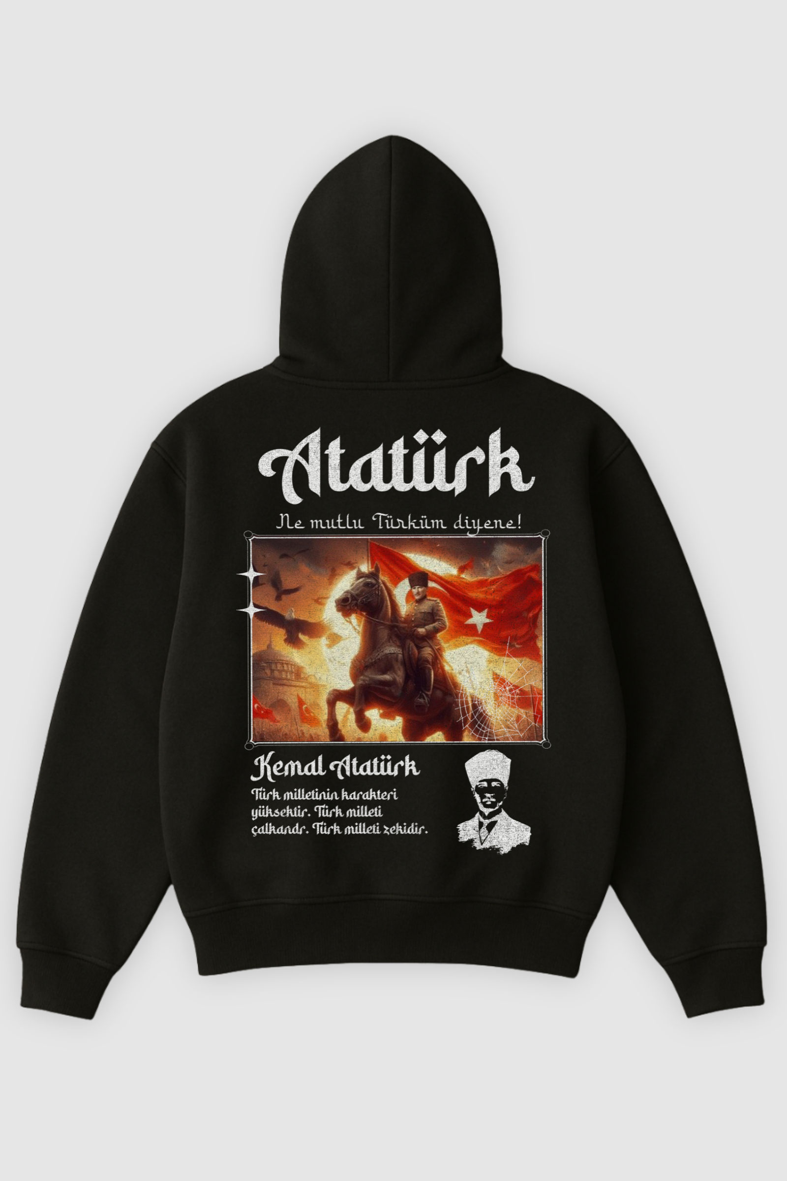 Kemal Atatürk | Heavy  Oversized Hoodie