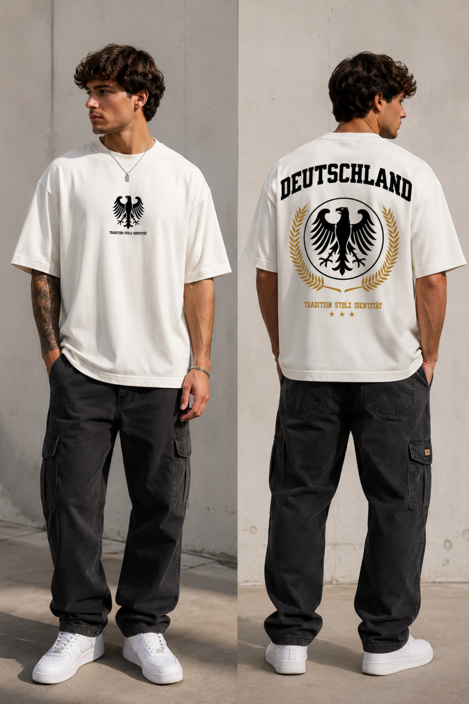 Deutschland Tradition Stolz Identität | Heavy Oversized Shirt