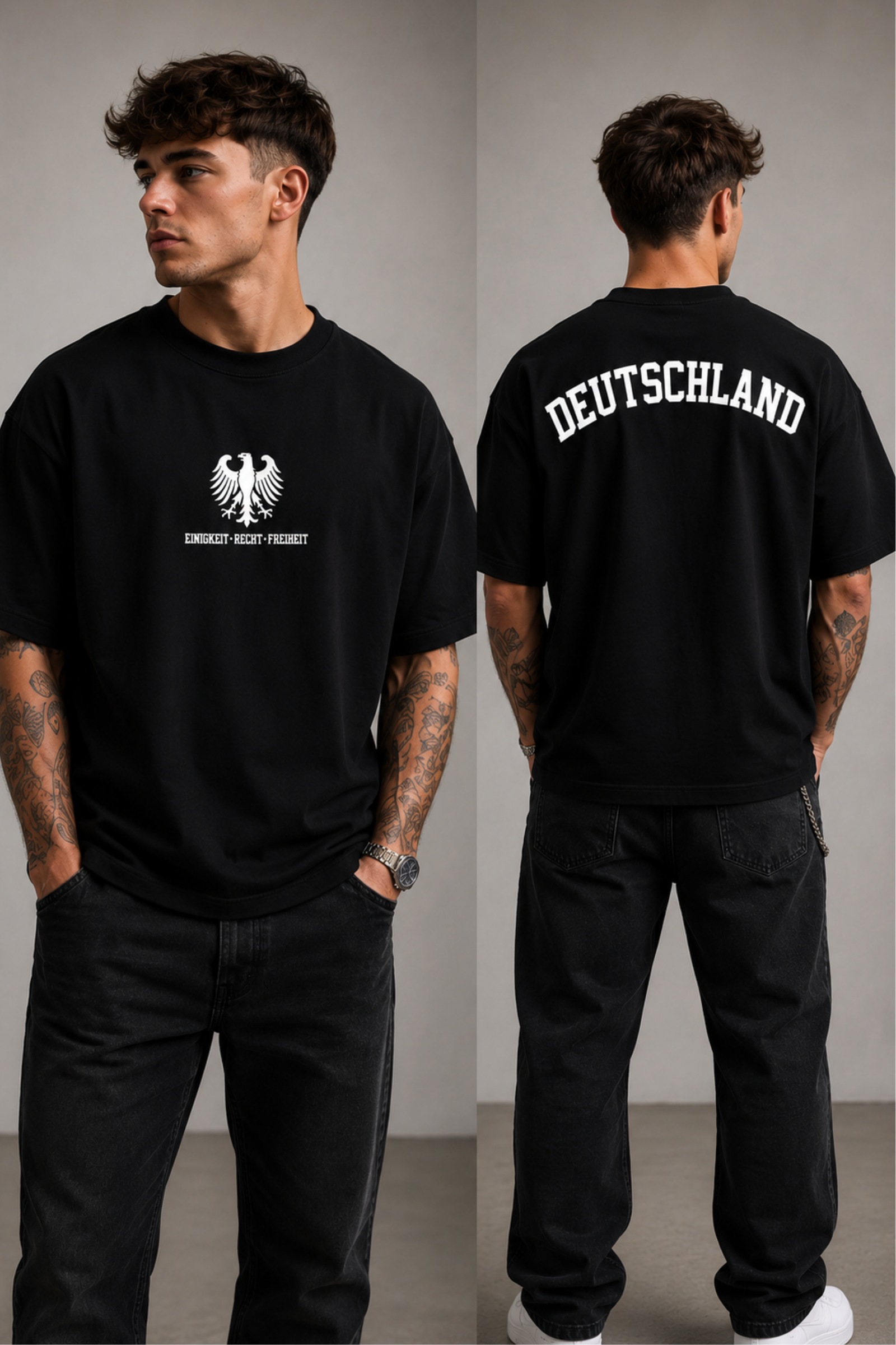 Deutschland Einigkeit Recht Freiheit | Heavy Oversized Shirt