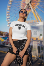Deutschland Wappen Cropped Tee