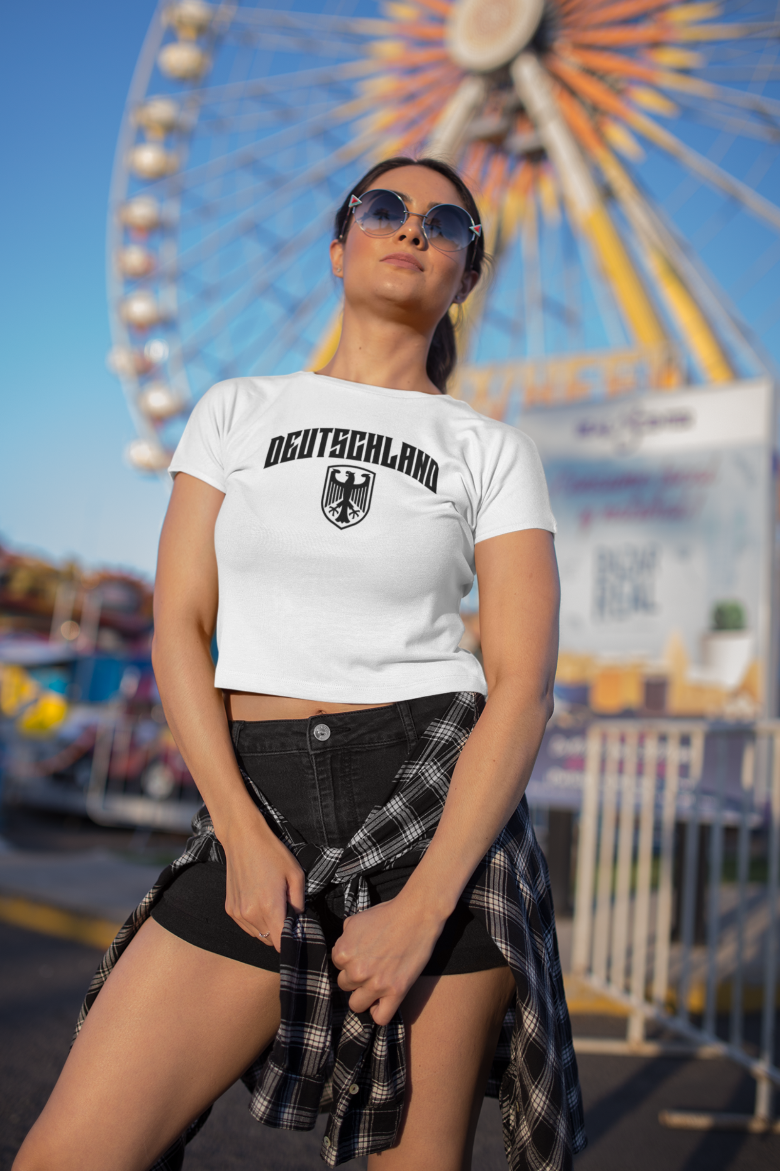 Deutschland Wappen Cropped Tee